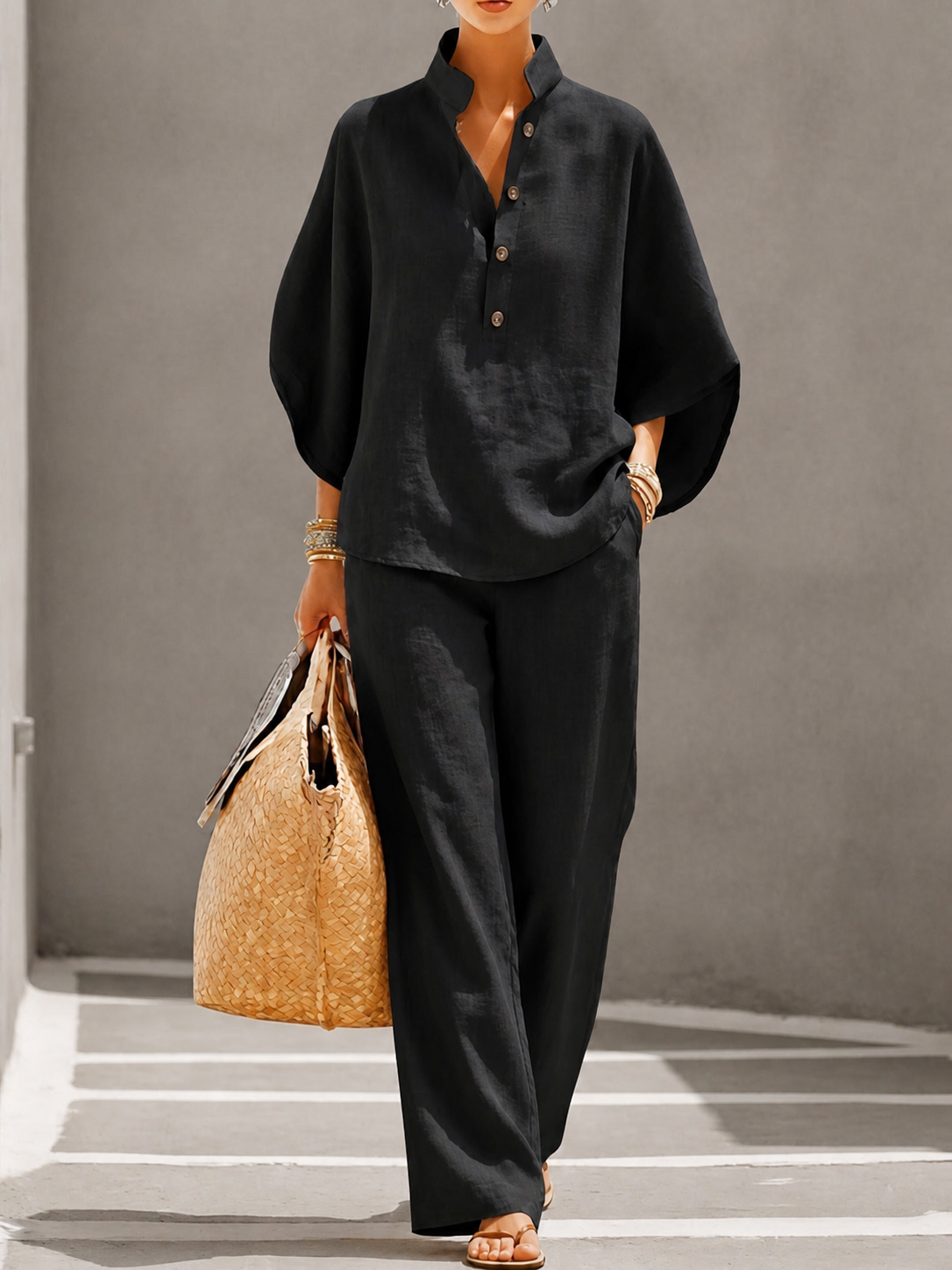Arienne | Leinen Ensemble · Flüssigkeit & Natürliche Eleganz