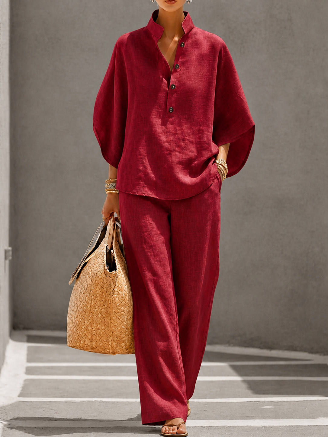 Arienne | Leinen Ensemble · Flüssigkeit & Natürliche Eleganz