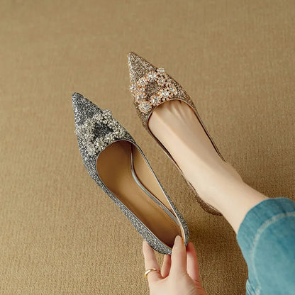 Katrien | Glitzer-Pumps