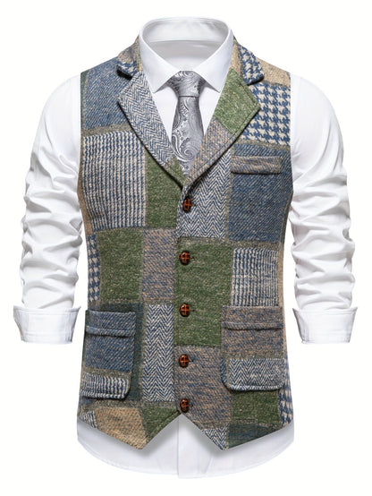 Klassisches Patchwork-Weste