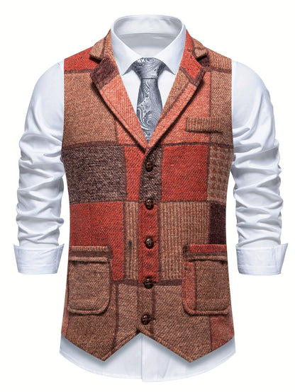 Klassisches Patchwork-Weste