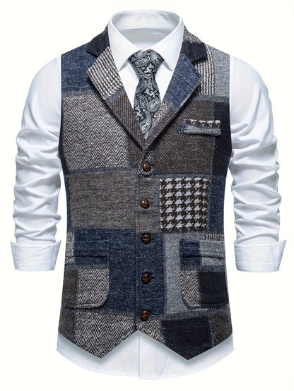 Klassisches Patchwork-Weste